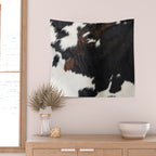 Cowhide Farmhouse Decor (photograph) Wall Tapestry Gallery Image 2