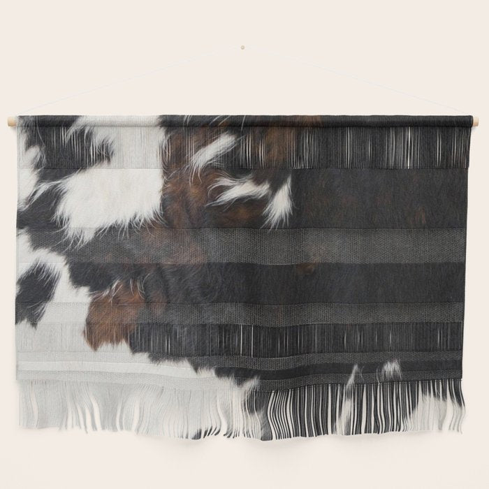 Cowhide Farmhouse Decor (photograph) Wall Hanging Gallery Image 1