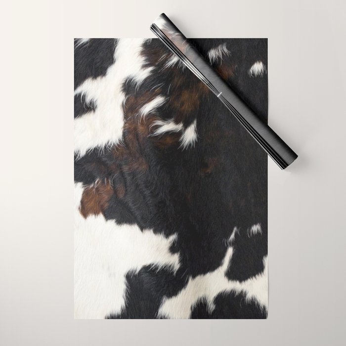 Cowhide Farmhouse Decor (photograph) Wrapping Paper Gallery Image 1