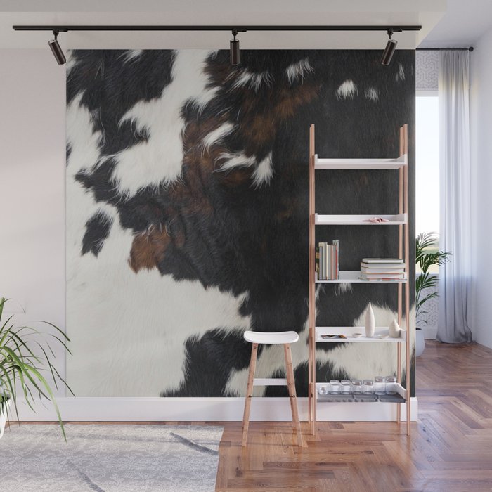 Cowhide Farmhouse Decor (photograph) Wall Mural Gallery Image 1