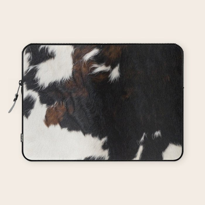 Cowhide Farmhouse Decor (photograph) Laptop Sleeve Gallery Image 1