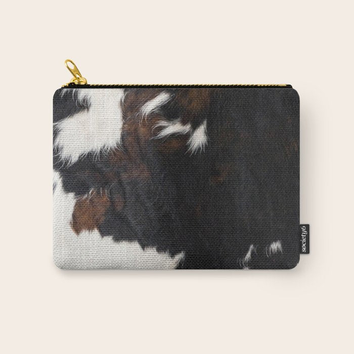 Cowhide Farmhouse Decor (photograph) Carry All Pouch Gallery Image 1