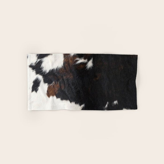 Cowhide Farmhouse Decor (photograph) Hand & Bath Towel Gallery Image 1