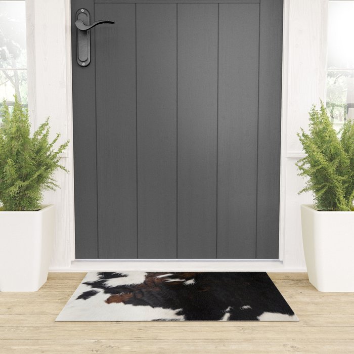 Cowhide Farmhouse Decor (photograph) Welcome Mat Gallery Image 3