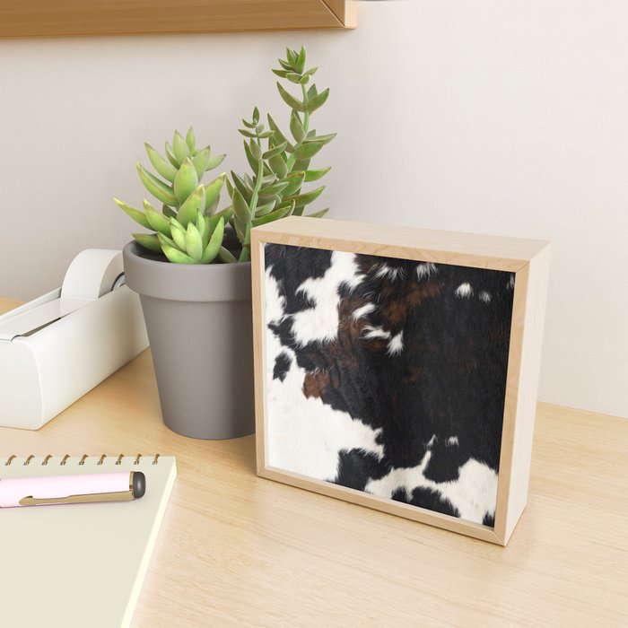 Cowhide Farmhouse Decor (photograph) Mini Art Print Gallery Image 2