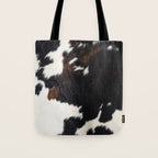 Cowhide Farmhouse Decor (photograph) Tote Bag Gallery Image 1