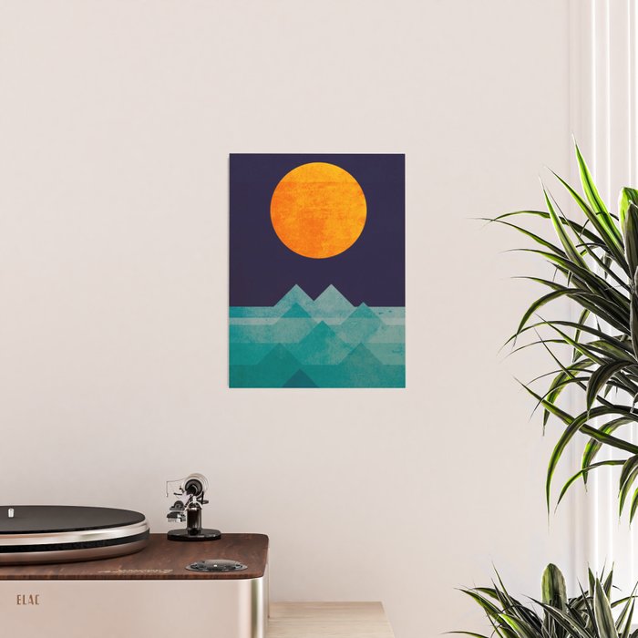 The ocean, the sea, the wave - night scene Poster Gallery Image 2