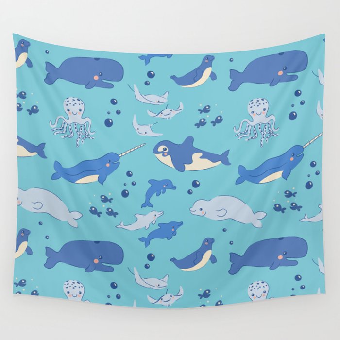 Sweet Sea Life Wall Tapestry Gallery Image 4