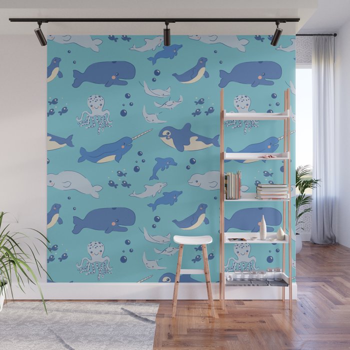 Sweet Sea Life Wall Mural Gallery Image 1