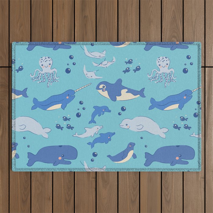 Sweet Sea Life Outdoor Rug Gallery Image 1