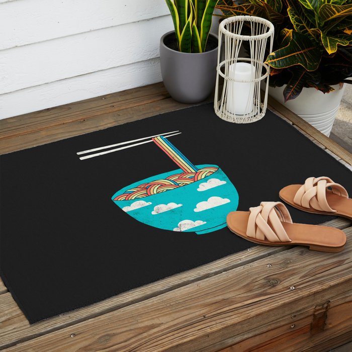Rain-Bowl Outdoor Rug Gallery Image 2