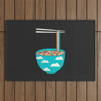 Rain-Bowl Outdoor Rug Gallery Image 1