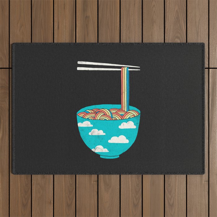 Rain-Bowl Outdoor Rug Gallery Image 1