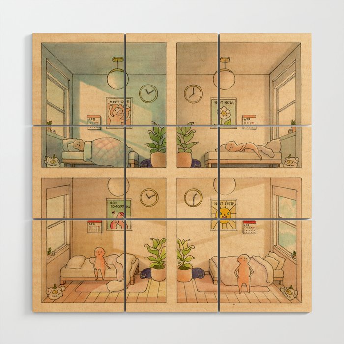 Don't Give Up! Wood Wall Art Gallery Image 1