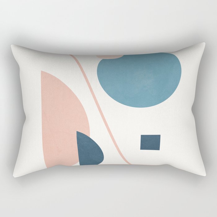 Abstract Minimal Shapes 34 Rectangular Pillow Gallery Image 2