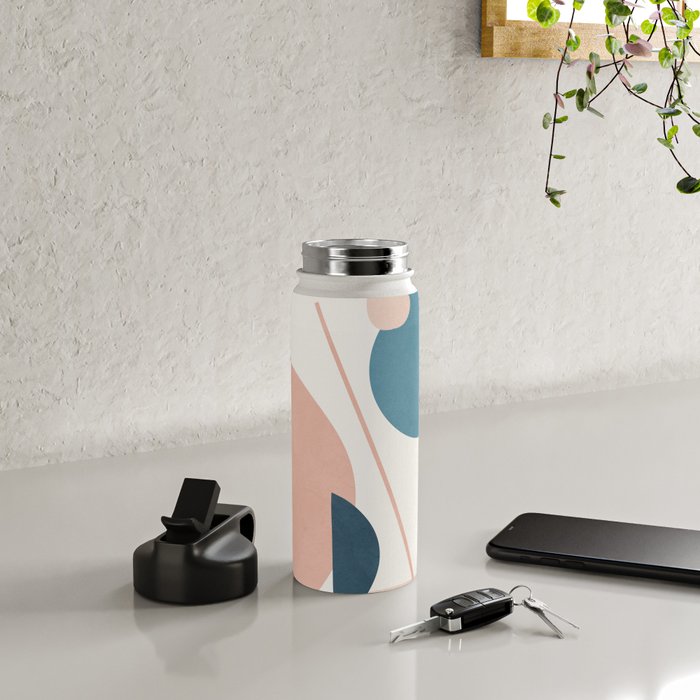 Abstract Minimal Shapes 34 Water Bottle Gallery Image 4