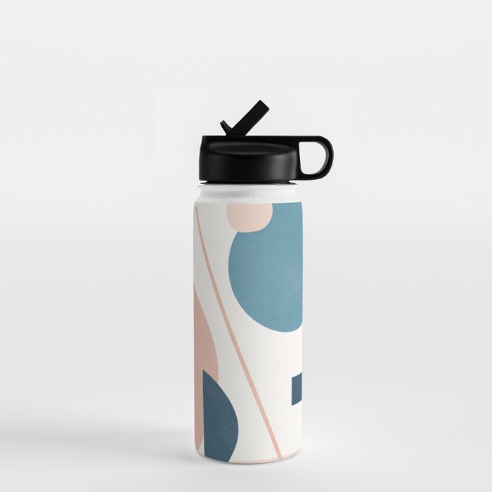 Abstract Minimal Shapes 34 Water Bottle Gallery Image 1