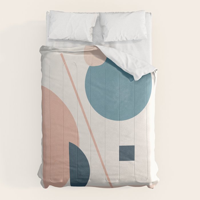 Abstract Minimal Shapes 34 Comforter Gallery Image 1