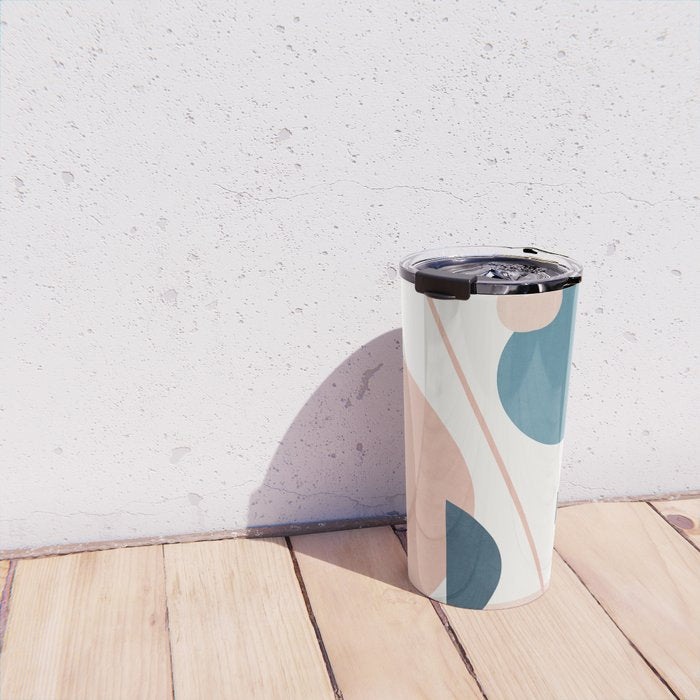 Abstract Minimal Shapes 34 Travel Mug Gallery Image 4