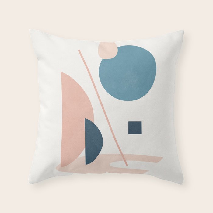 Abstract Minimal Shapes 34 Throw Pillow Gallery Image 6