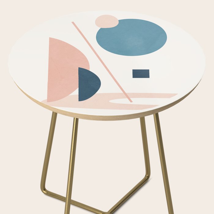 Abstract Minimal Shapes 34 Side Table Gallery Image 2