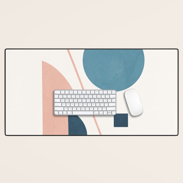 Abstract Minimal Shapes 34 Desk Mat Gallery Image 1