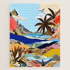The Beach Bound Surrealist 01, Collage Fantastic Surrealism Wild Fantasy, Ocean Beach Sea Avant-Garde, Creative Photographic Digital Abstract Graphic Jigsaw Puzzle Gallery Image 1
