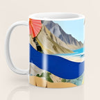 The Beach Bound Surrealist 01, Collage Fantastic Surrealism Wild Fantasy, Ocean Beach Sea Avant-Garde, Creative Photographic Digital Abstract Graphic Coffee Mug Gallery Image 3