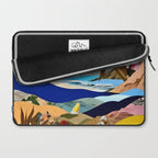 The Beach Bound Surrealist 01, Collage Fantastic Surrealism Wild Fantasy, Ocean Beach Sea Avant-Garde, Creative Photographic Digital Abstract Graphic Laptop Sleeve Gallery Image 2