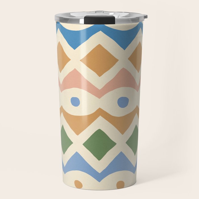 Simple Hand-cut Pattern #3 Travel Mug Gallery Image 1