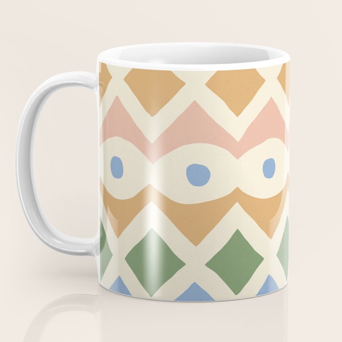 Simple Hand-cut Pattern #3 Coffee Mug Gallery Image 3
