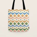 Simple Hand-cut Pattern #3 Tote Bag Gallery Image 1