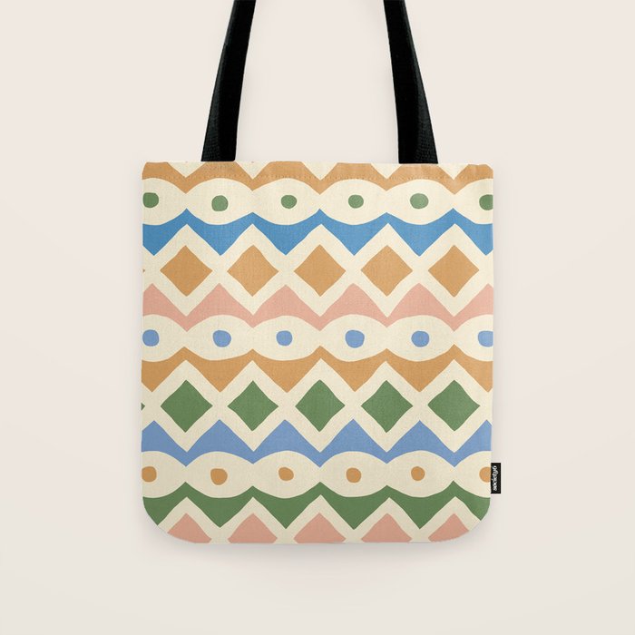 Simple Hand-cut Pattern #3 Tote Bag Gallery Image 1