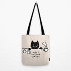 Need meowr coffee Tote Bag Gallery Image 2
