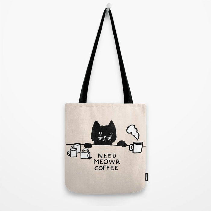 Need meowr coffee Tote Bag Gallery Image 2