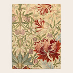 William Morris Antique Honeysuckle Embroidery Poster Gallery Image 4