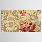 William Morris Antique Honeysuckle Embroidery Tablecloth Gallery Image 2