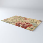William Morris Antique Honeysuckle Embroidery Rug Gallery Image 3