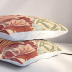 William Morris Antique Honeysuckle Embroidery Pillow Sham Gallery Image 3