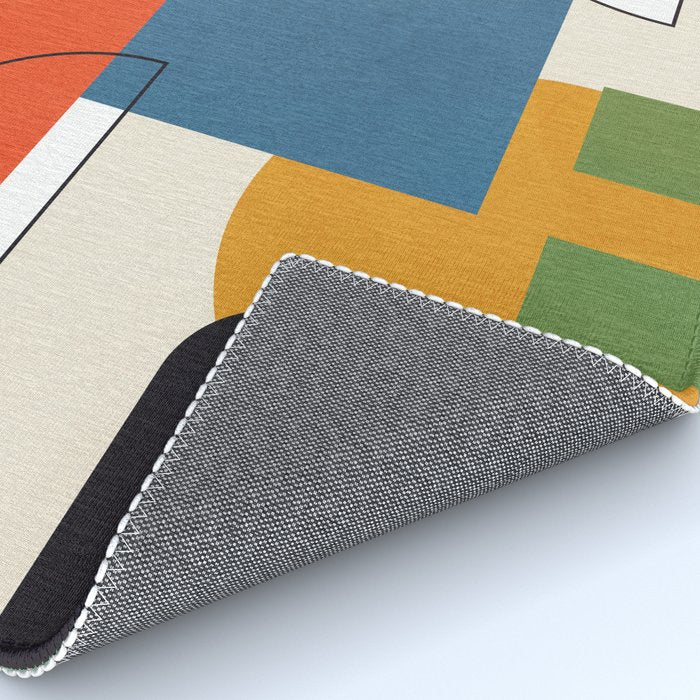 Colorful Shape Geometry 04 Rug Gallery Image 4