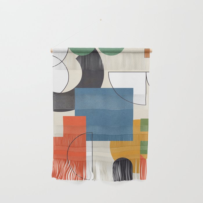 Colorful Shape Geometry 04 Wall Hanging Gallery Image 1