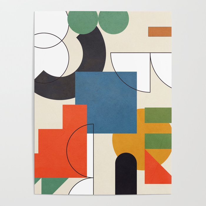 Colorful Shape Geometry 04 Poster Gallery Image 4