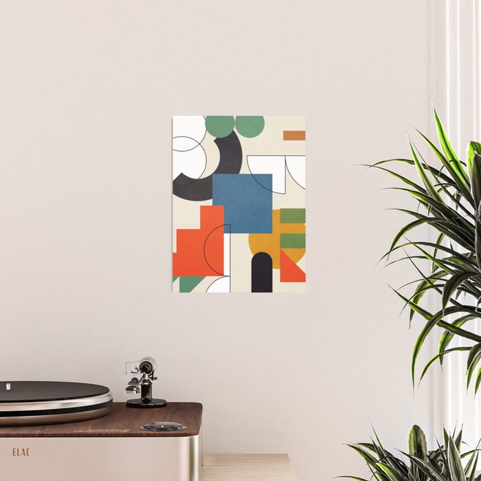 Colorful Shape Geometry 04 Poster Gallery Image 2