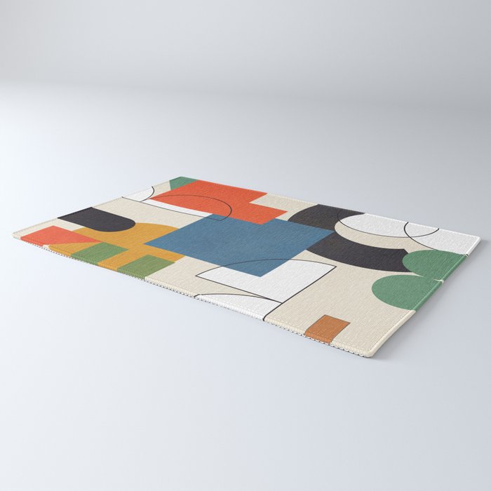 Colorful Shape Geometry 04 Rug Gallery Image 3