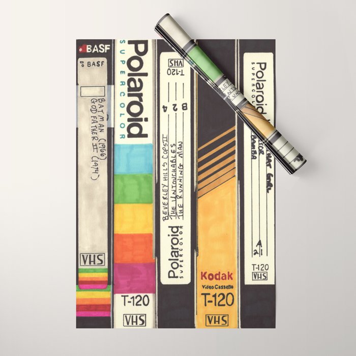 VHS Wrapping Paper Gallery Image 1
