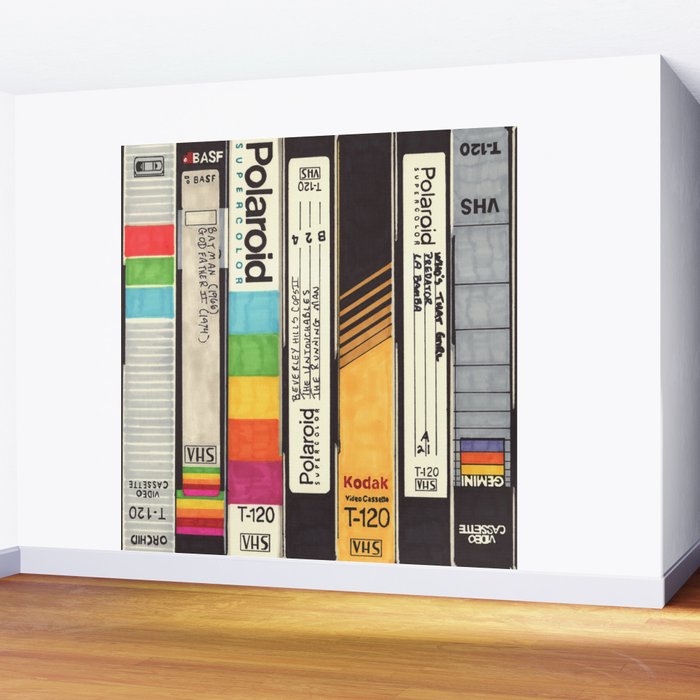VHS Wall Mural Gallery Image 2