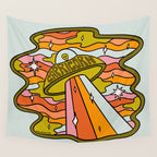 Capricorn UFO Wall Tapestry Gallery Image 4