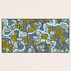 City life map moonless night Desk Mat Gallery Image 3
