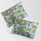 City life map moonless night Pillow Sham Gallery Image 3