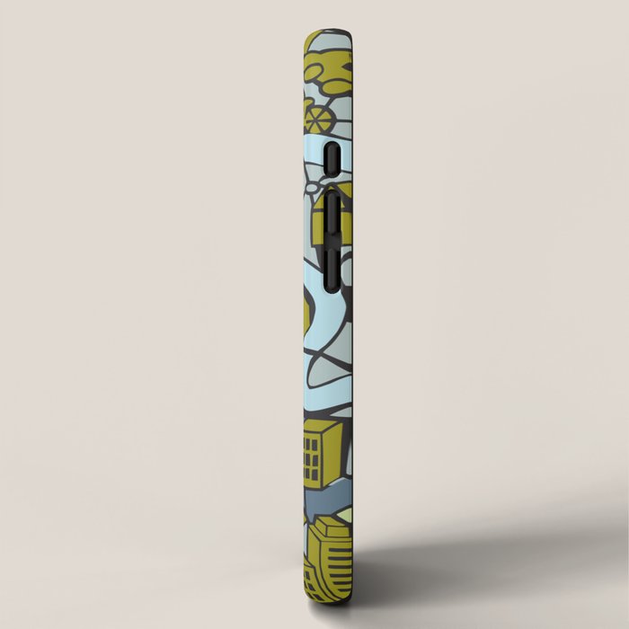 City life map moonless night iPhone Case Gallery Image 2